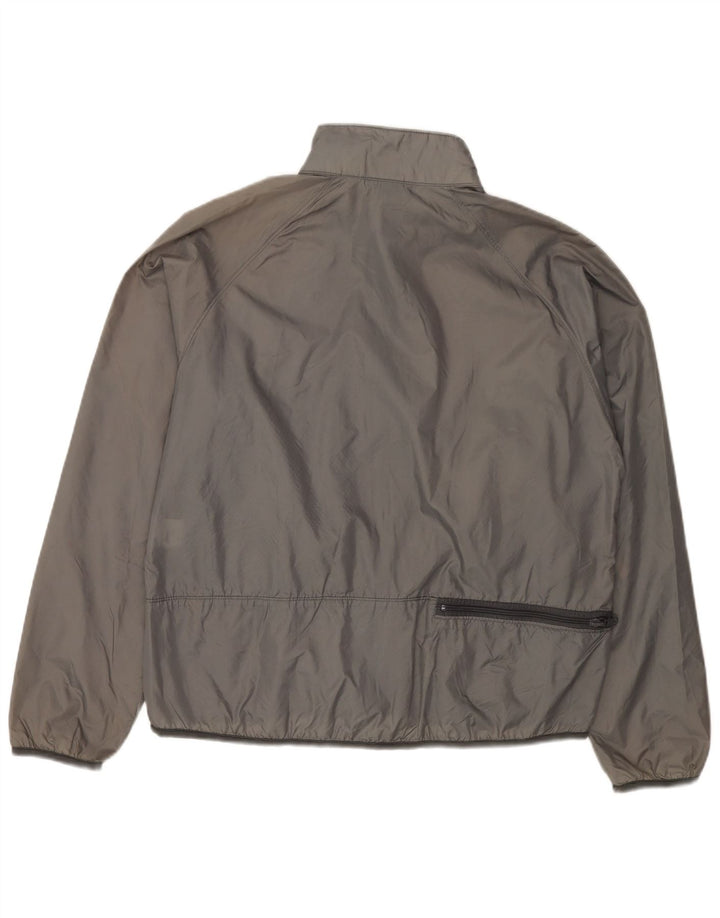 Мужской спортивный костюм LANDS END, верхняя куртка, средний серый нейлон