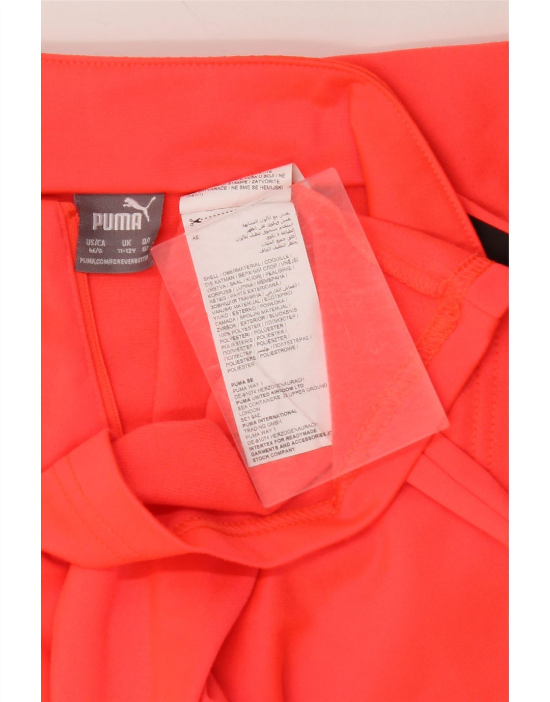 Пуловер с воротником на молнии для мальчиков PUMA, спортивный костюм, красный цвет, 11–12 лет