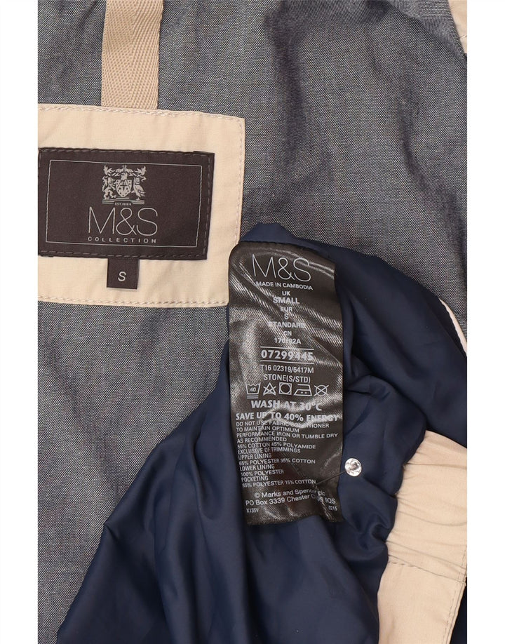 Мужской жилет Marks & Spencer Utility UK 36, маленький, бежевый, полиэстер
