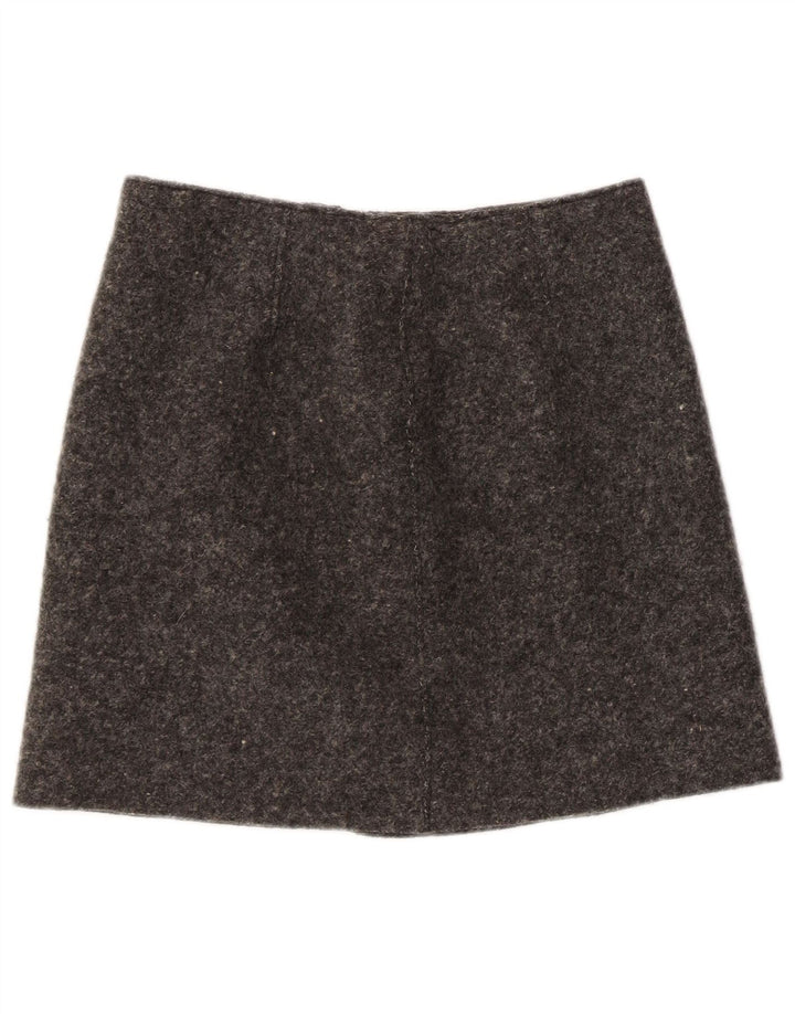 Женская мини-юбка Philosophy Di Alberta Ferretti UK 12 Medium W30 Серая