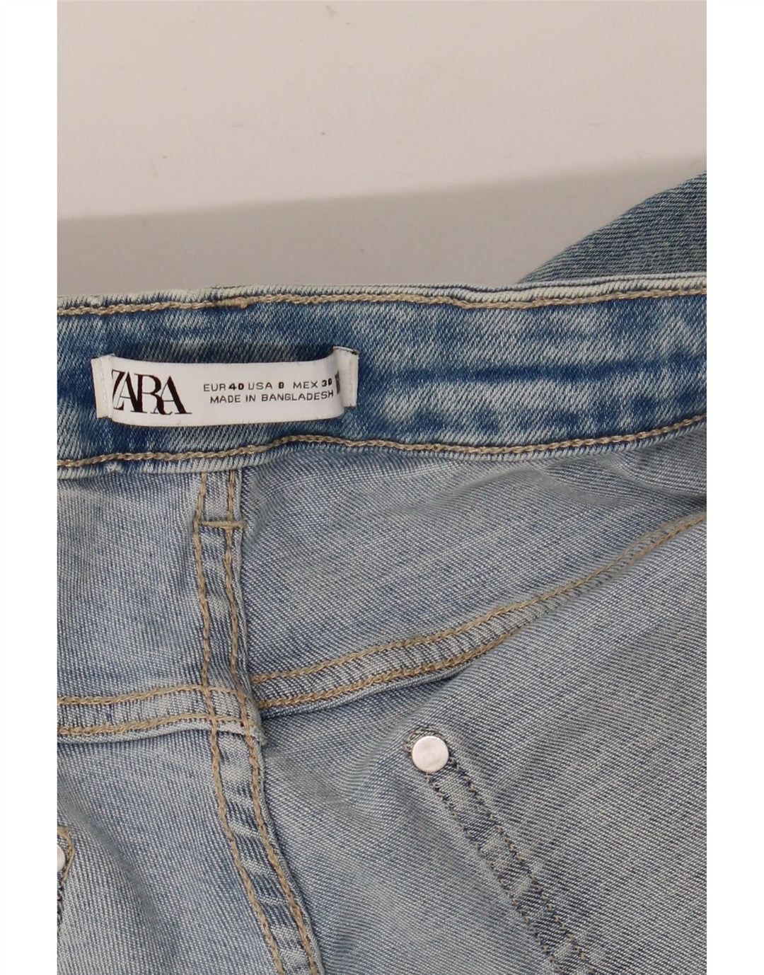 Женские джинсы скинни Zara EU 40 Medium W30 L28 Синие