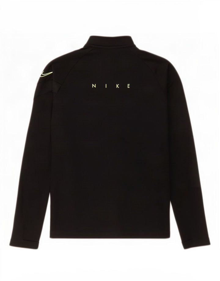 Пуловер с графическим принтом Nike для мальчиков Dri Fit, спортивный костюм, 10–11 лет, средний черный