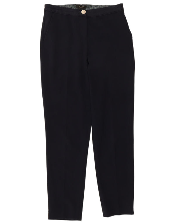 Женские зауженные брюки чинос Ted Baker, размер 1 XS W26 L30, темно-синие