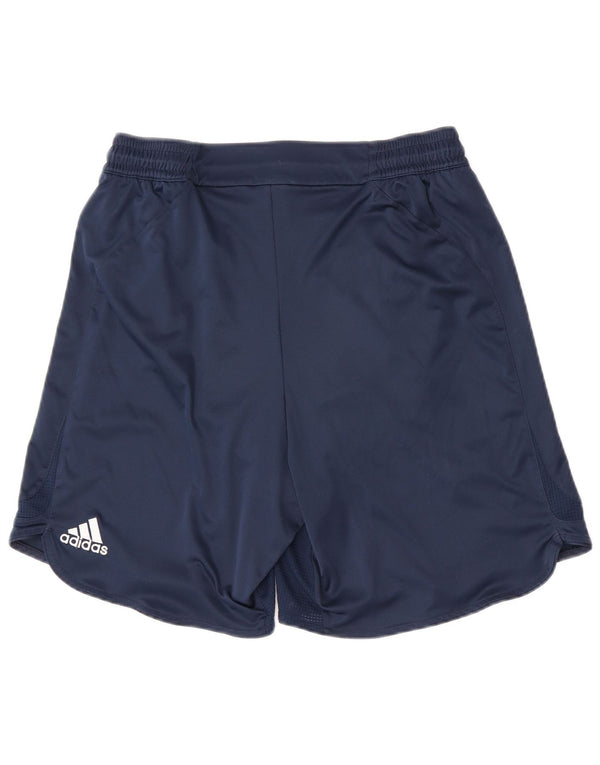 Adidas Mens FC Bayern Munchen Спортивные шорты с рисунком XL Темно-синие цветные блоки