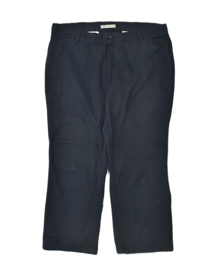 LEE Womens Straight Chino Trousers W36 32 Black Cotton | Vintage | Thrift | Second-Hand | Used Clothing | Messina Hembry 