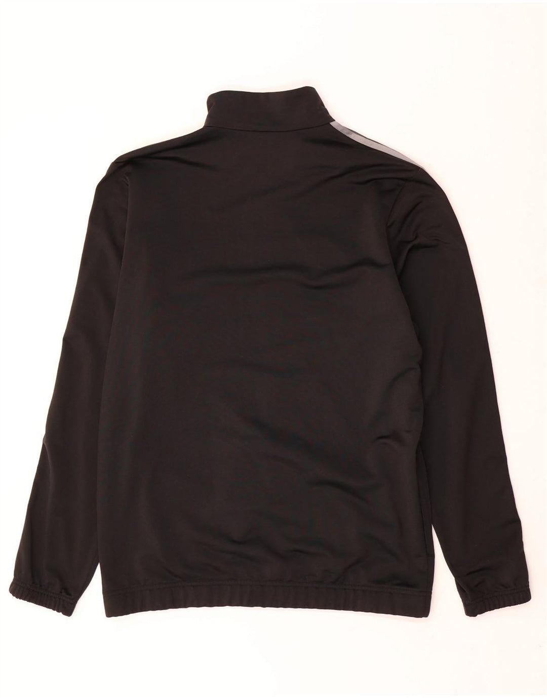 Мужская спортивная куртка Adidas UK 44/46, большой черный полиэстер с цветными блоками