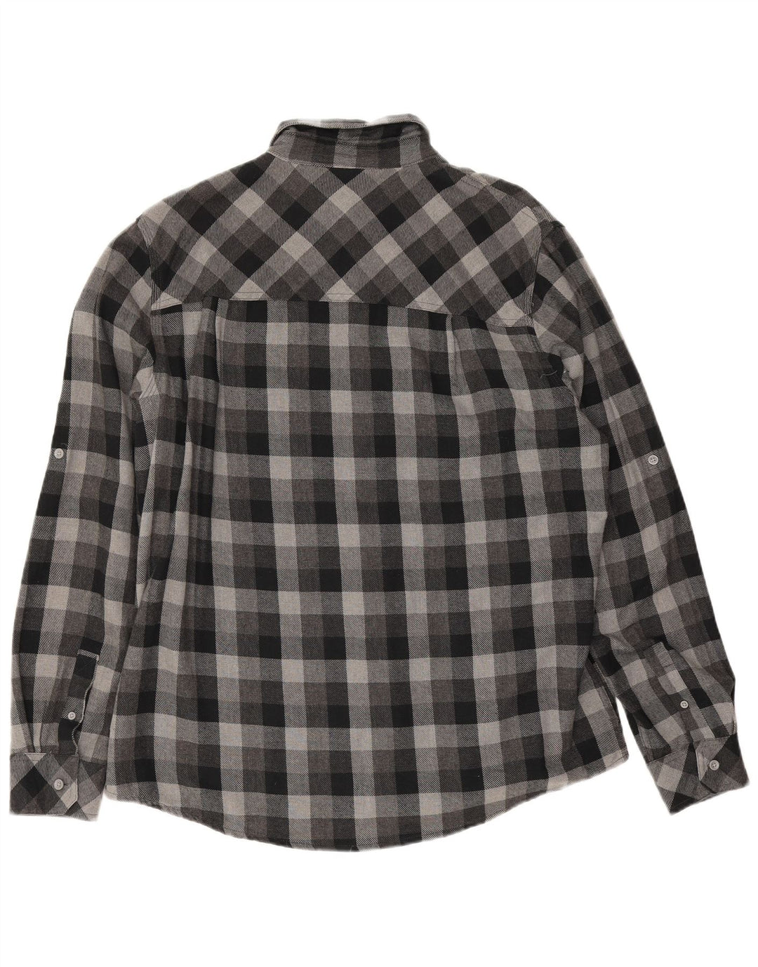 Мужская фланелевая рубашка Cherokee 2XL, серая клетка, хлопок