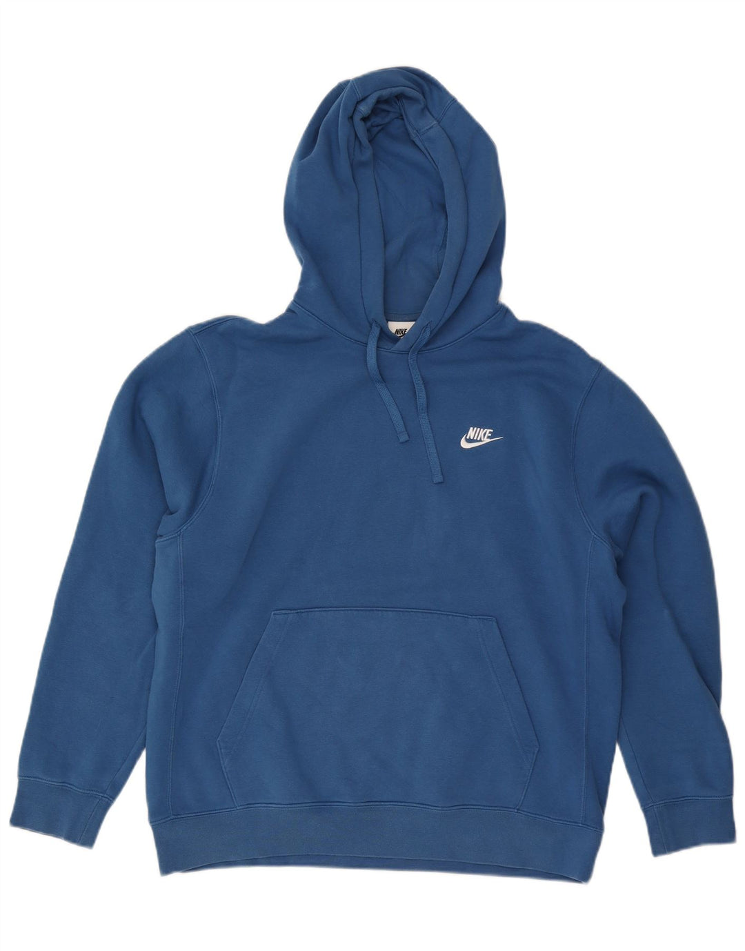 Мужской джемпер с капюшоном Nike, большой синий, хлопок