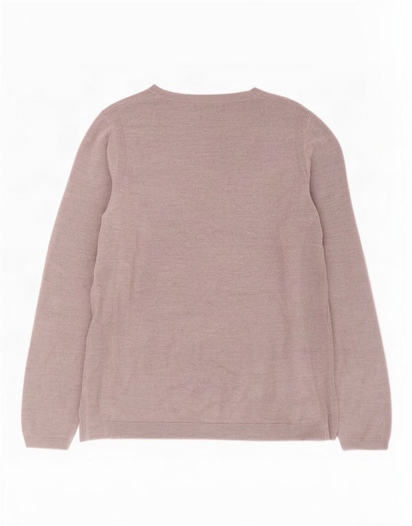 Женский джемпер с вырезом «лодочка» Marks & Spencer UK 18 XL, серый акрил