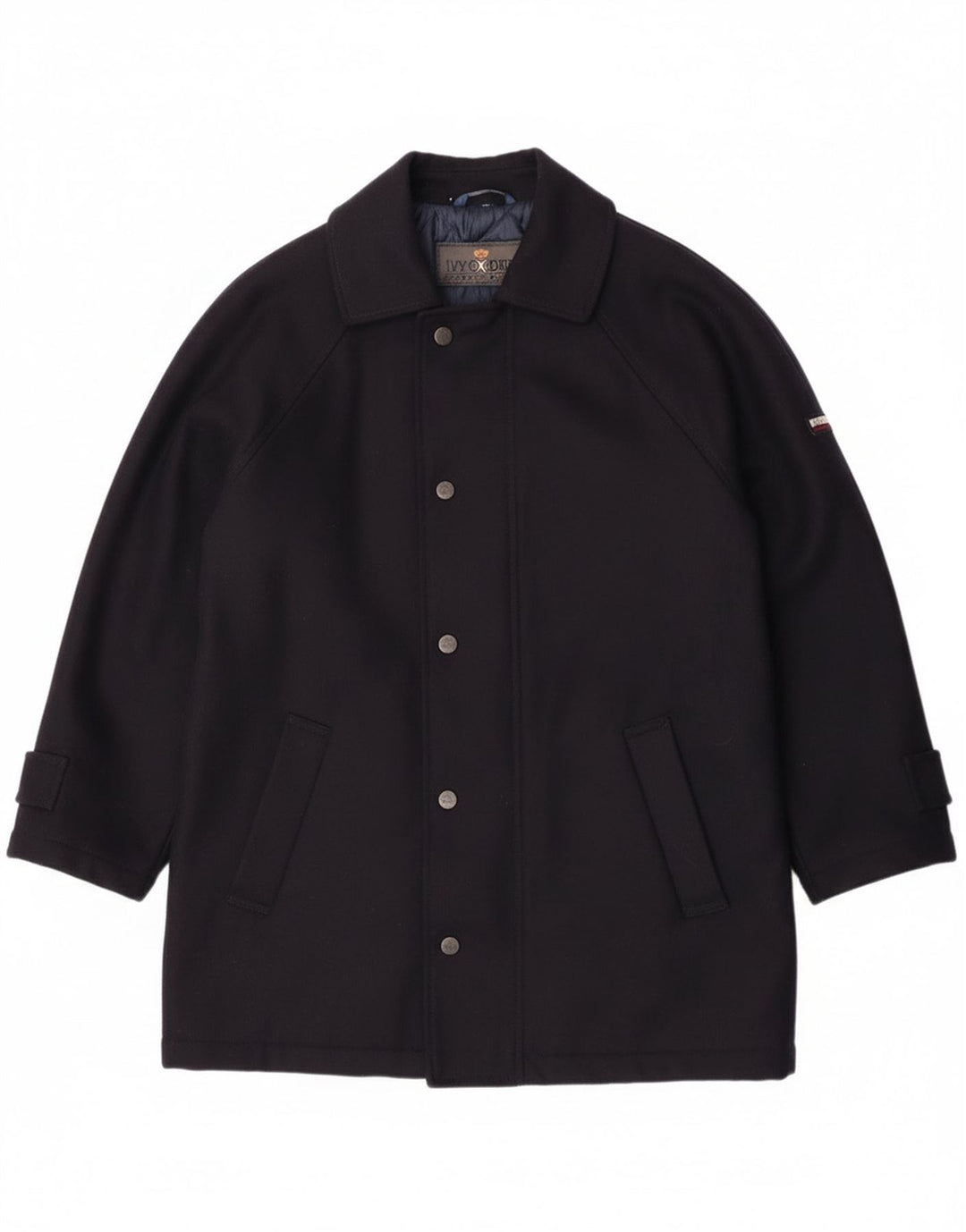 Мужское пальто Ivy Oxford IT 48 Medium Navy Blue Wool