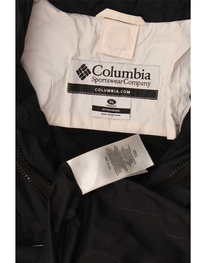 Женская ветровка Columbia Interchange UK 18 XL, черная с цветными блоками