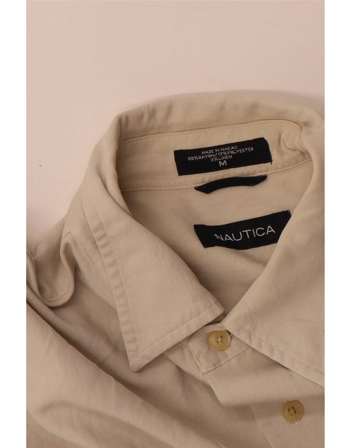 Мужская рубашка Nautica, средний бежевый вискоза