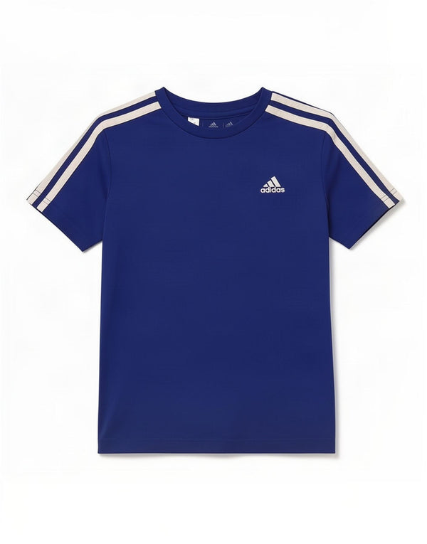 Футболка Adidas для мальчиков Aeroready, топ 8-9 лет, синий полиэстер