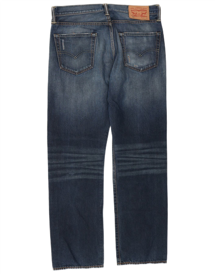 Мужские прямые джинсы Levi's 504 W32 L32 синие, хлопок
