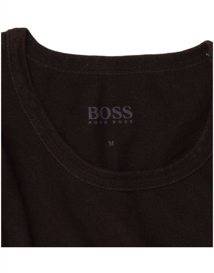 Мужская футболка Hugo Boss Top Medium Black Cotton