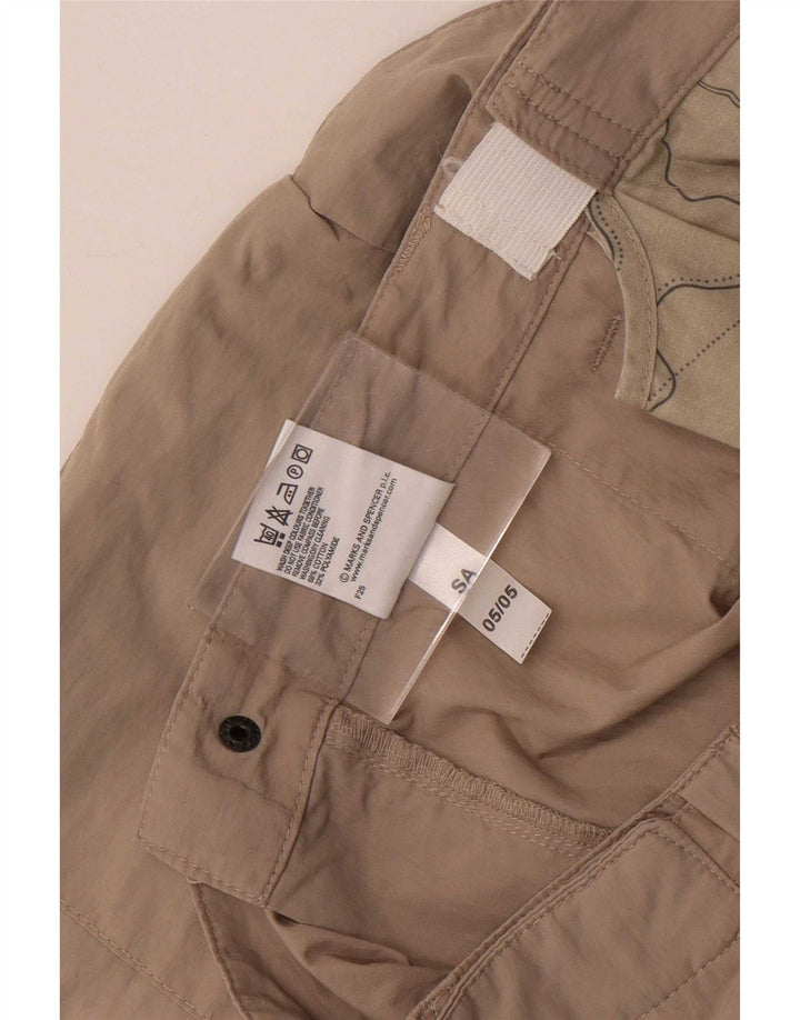 Мужские шорты-карго Marks & Spencer W38 XL, бежевые, хлопок