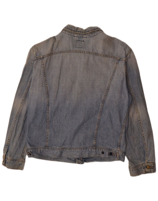 Мужская джинсовая куртка Lee UK 44 2XL, синяя, хлопок