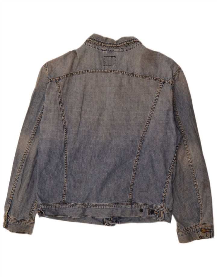Мужская джинсовая куртка Lee UK 44 2XL, синяя, хлопок