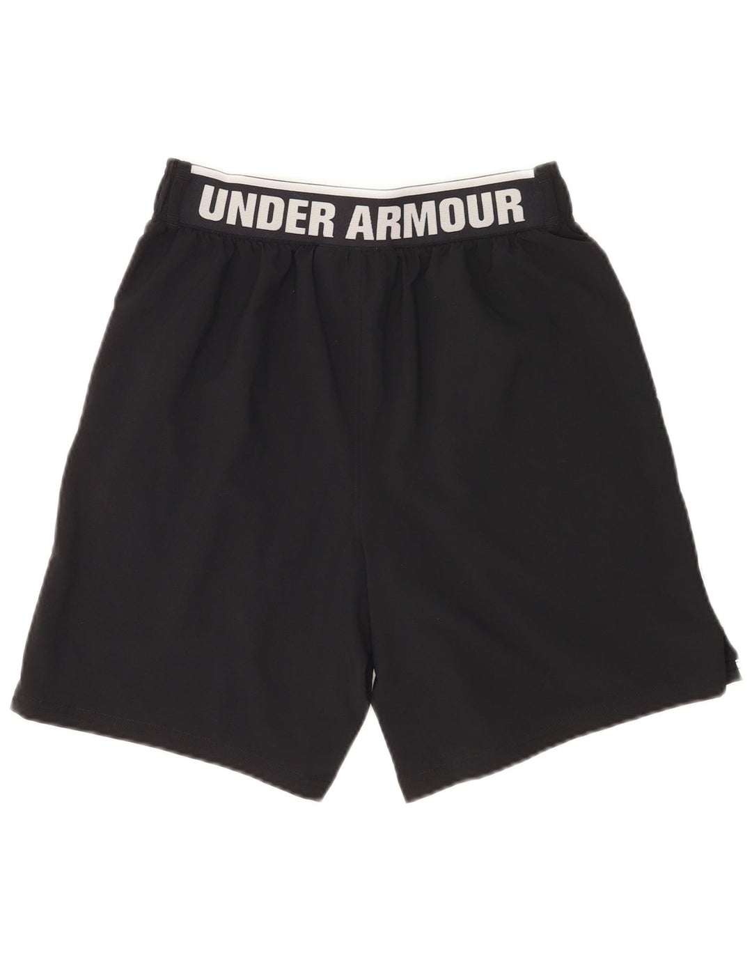 Мужские спортивные шорты с рисунком Under Armour, средние черные