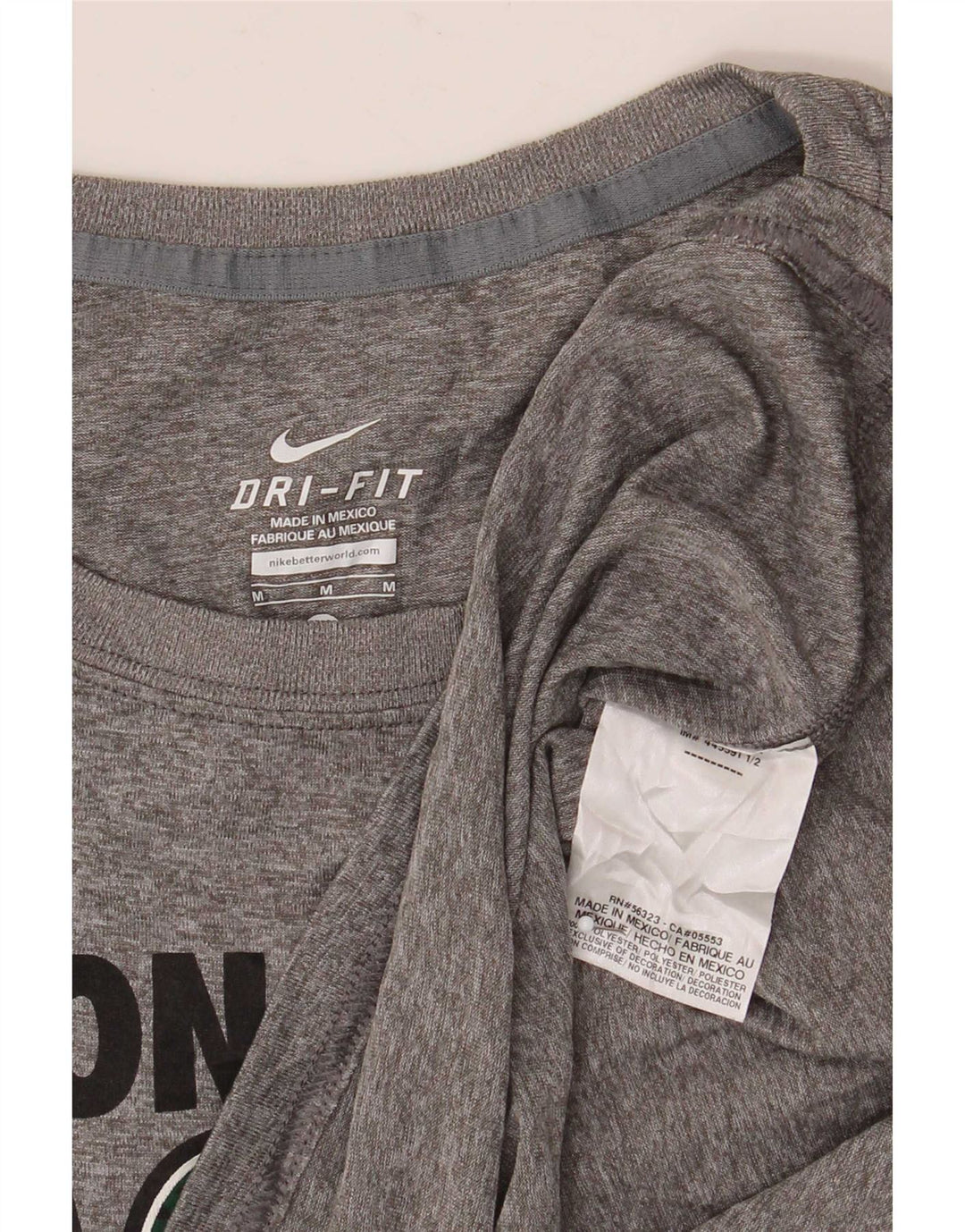 Мужские кроссовки Nike Zionsville Eagles с длинным рукавом и рисунком, средний серый, в крапинку
