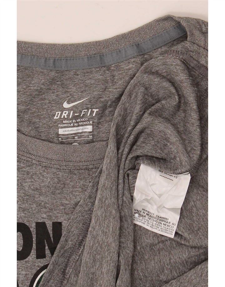 Мужские кроссовки Nike Zionsville Eagles с длинным рукавом и рисунком, средний серый, в крапинку