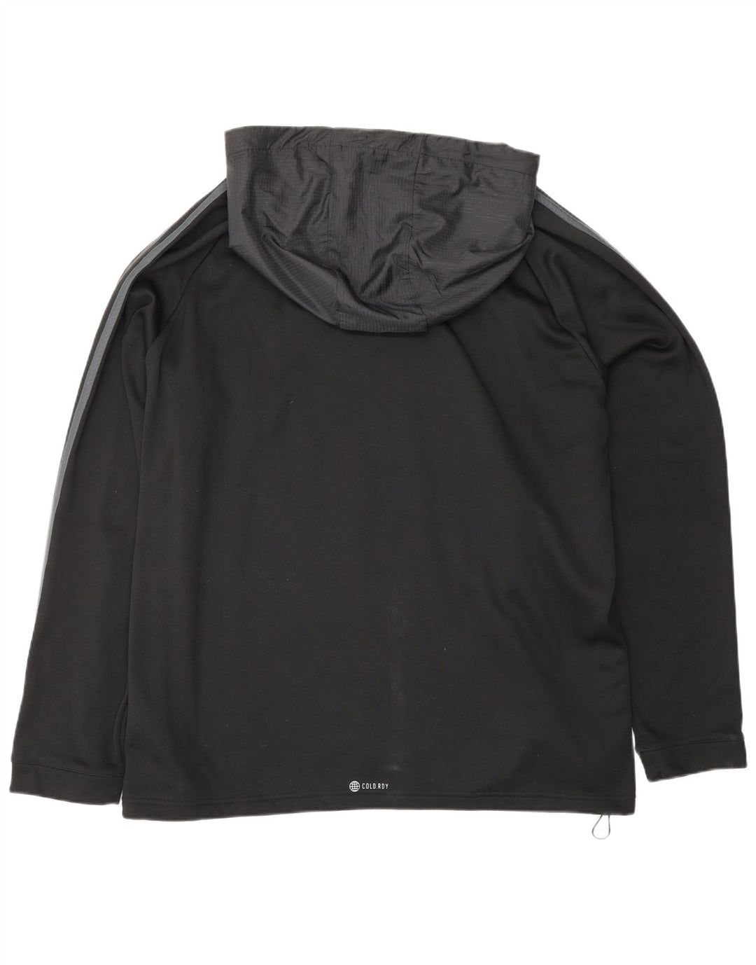 Мужской джемпер с капюшоном ADIDAS 2XL, черный полиэстер