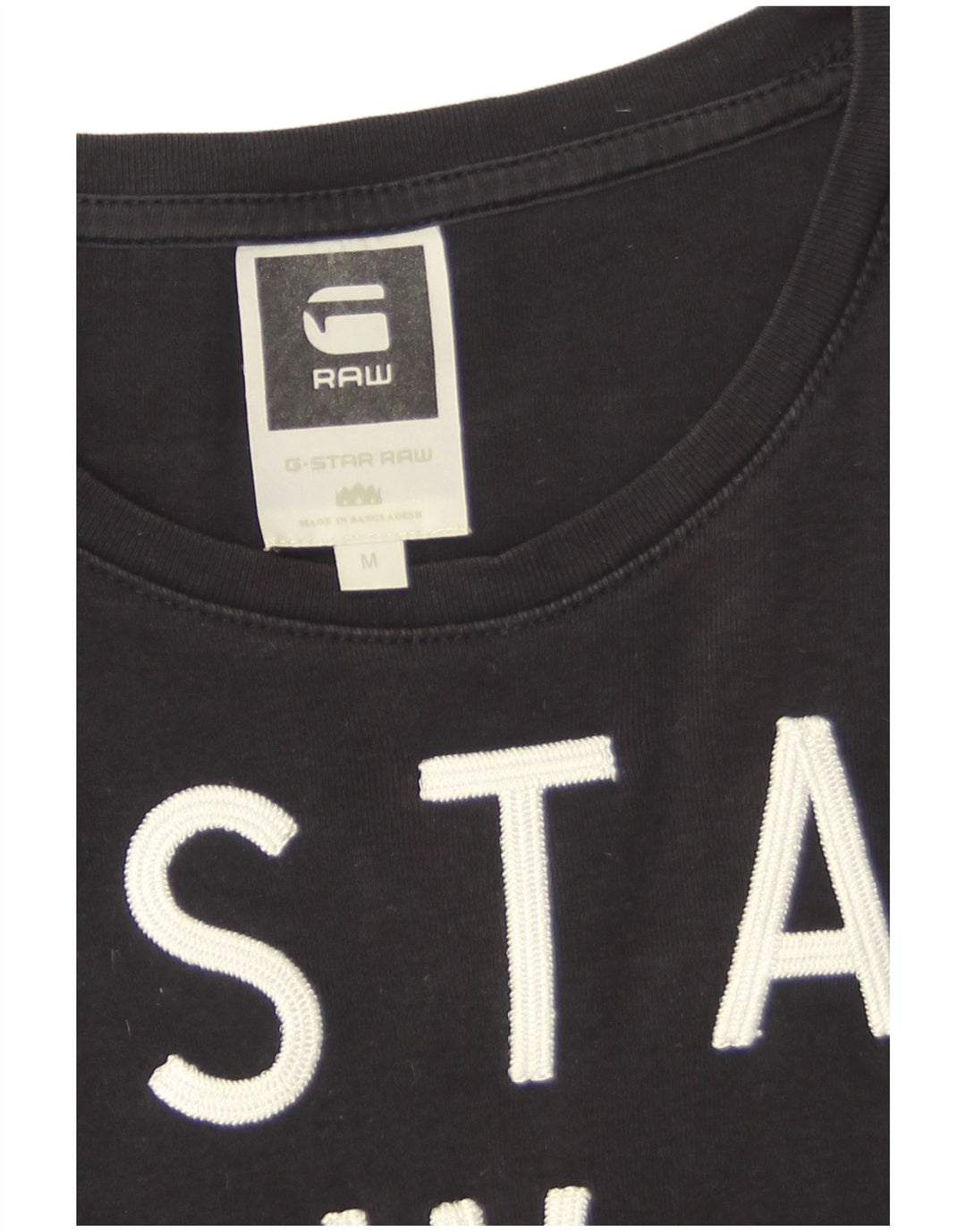 Женская футболка с рисунком G-Star Top UK 12 Medium Navy Blue
