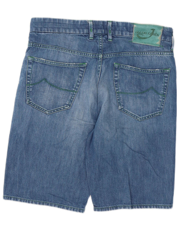 Джейкоб Коэн Мужские джинсовые шорты W33 Средний синий хлопок