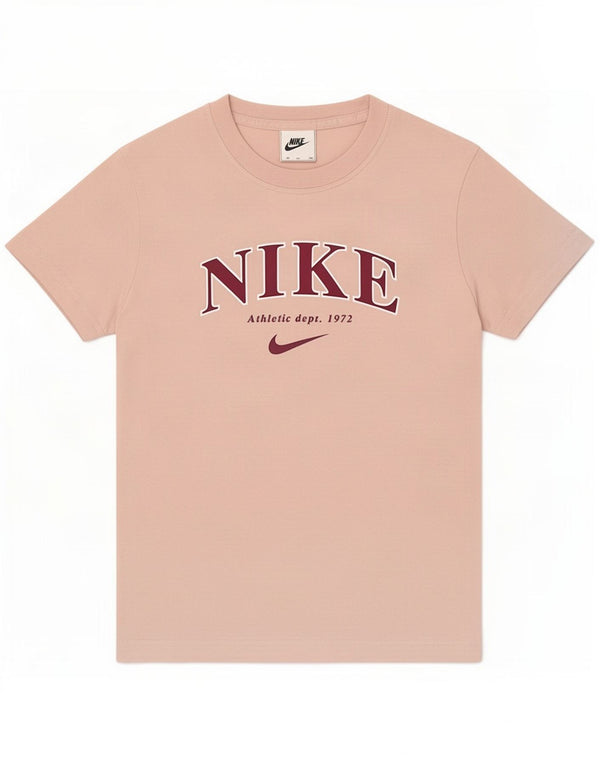 Футболка с рисунком Nike для девочек, топ 8–9 лет, маленький розовый хлопок, маленький размер