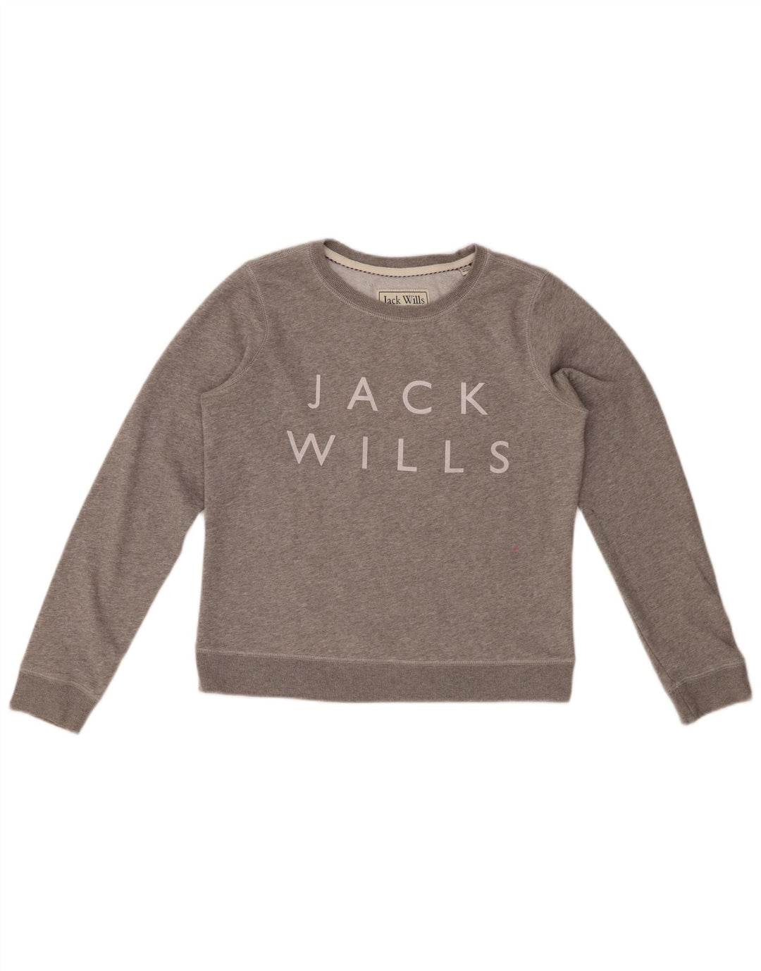 Женский свитер с рисунком JACK WILLS UK 12, средний серый в крапинку
