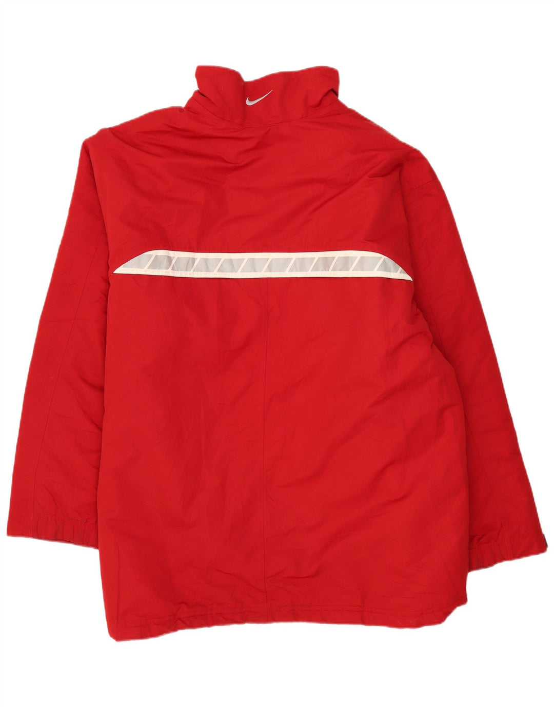 Мужская ветровка Nike UK 44 2XL, красный полиэстер с цветными блоками