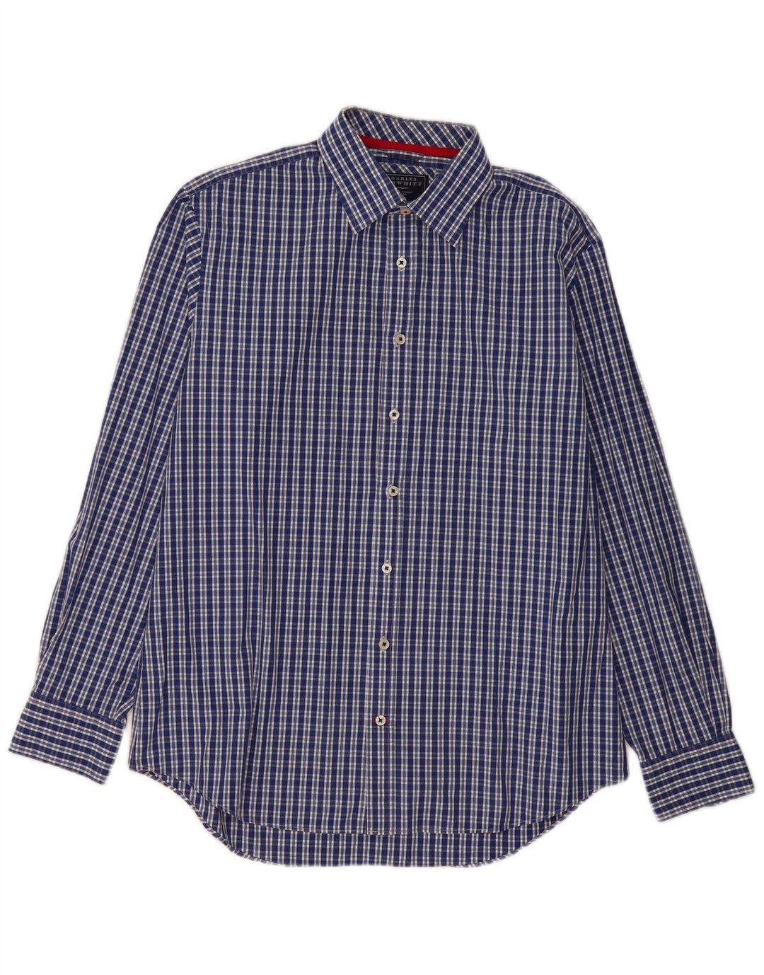 Мужская рубашка Charles Tyrwhitt, большая синяя клетка, хлопок