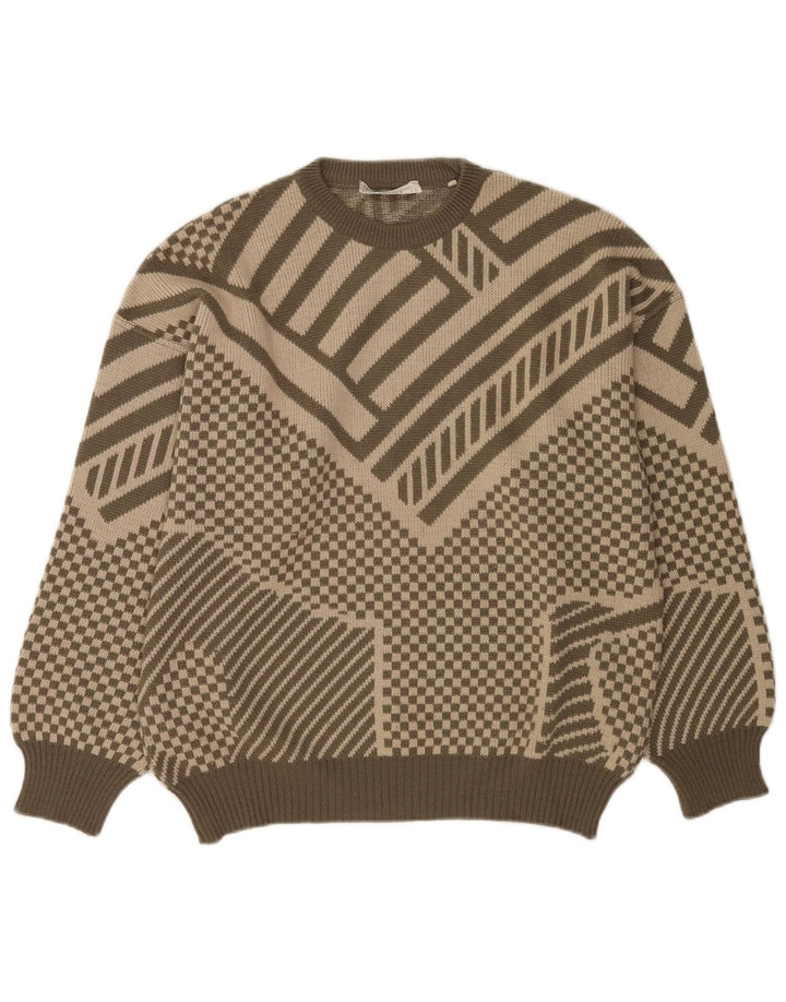 Мужской джемпер с круглым вырезом Gianfranco Ottaviani IT 50 Medium Khaki