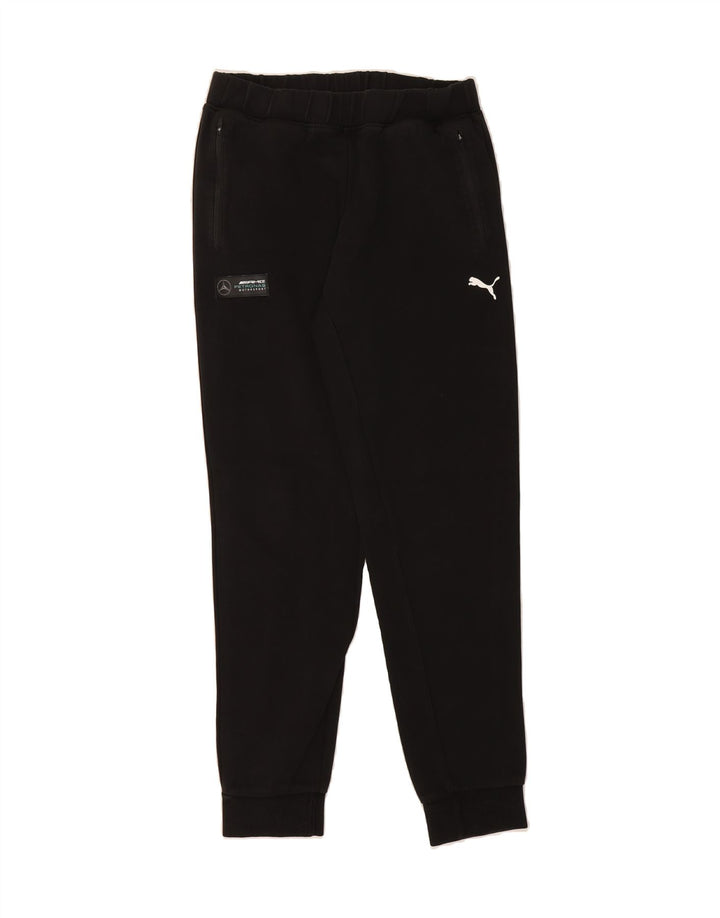 PUMA Mens Tracksuit Trousers Joggers Small Black Cotton Vintage Puma and Second-Hand Puma from Messina Hembry 