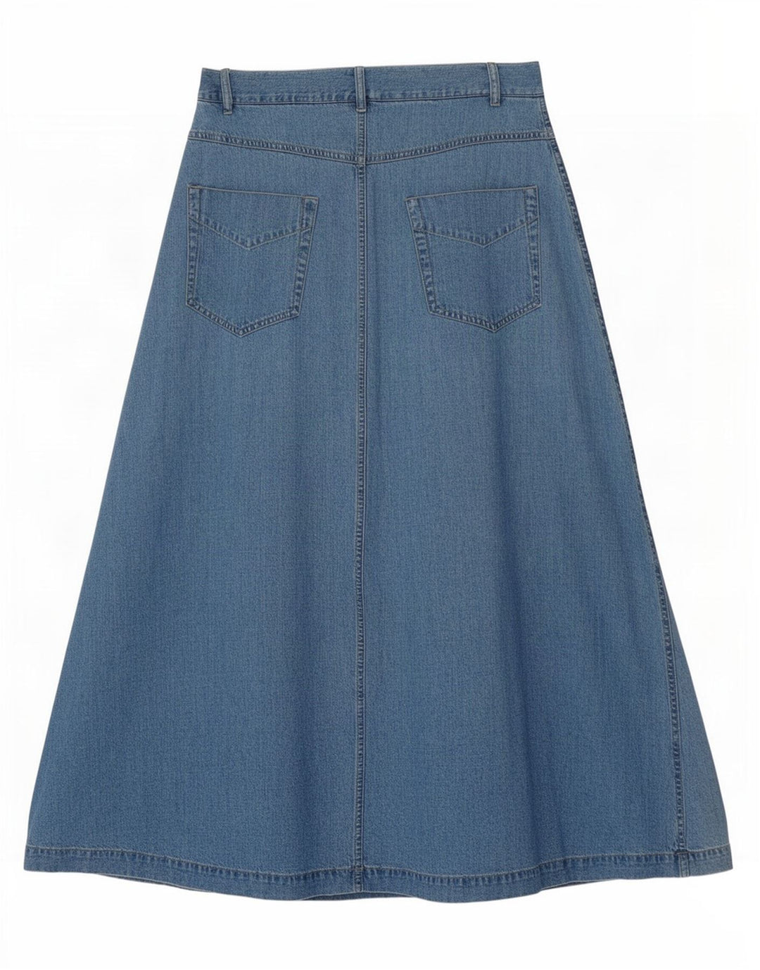 Далее Женская джинсовая юбка Petite UK 12 Medium W28 Синяя хлопковая
