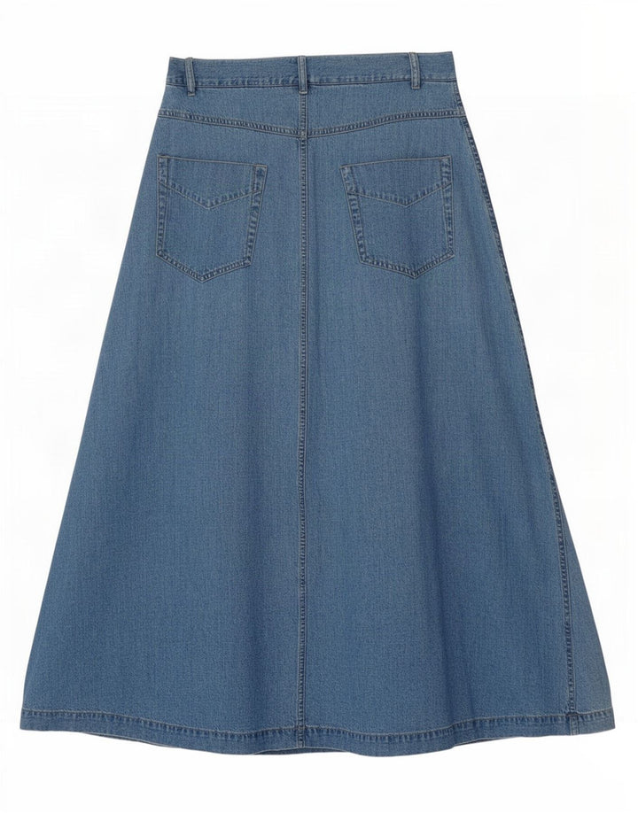Далее Женская джинсовая юбка Petite UK 12 Medium W28 Синяя хлопковая