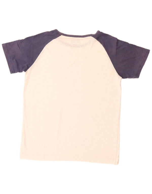 Футболка Converse для мальчиков Топ 13-14 лет XL Белый Хлопок с цветными блоками