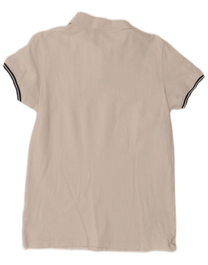 TRUSSARDI Boys Polo Shirt 15-16 Years White Cotton