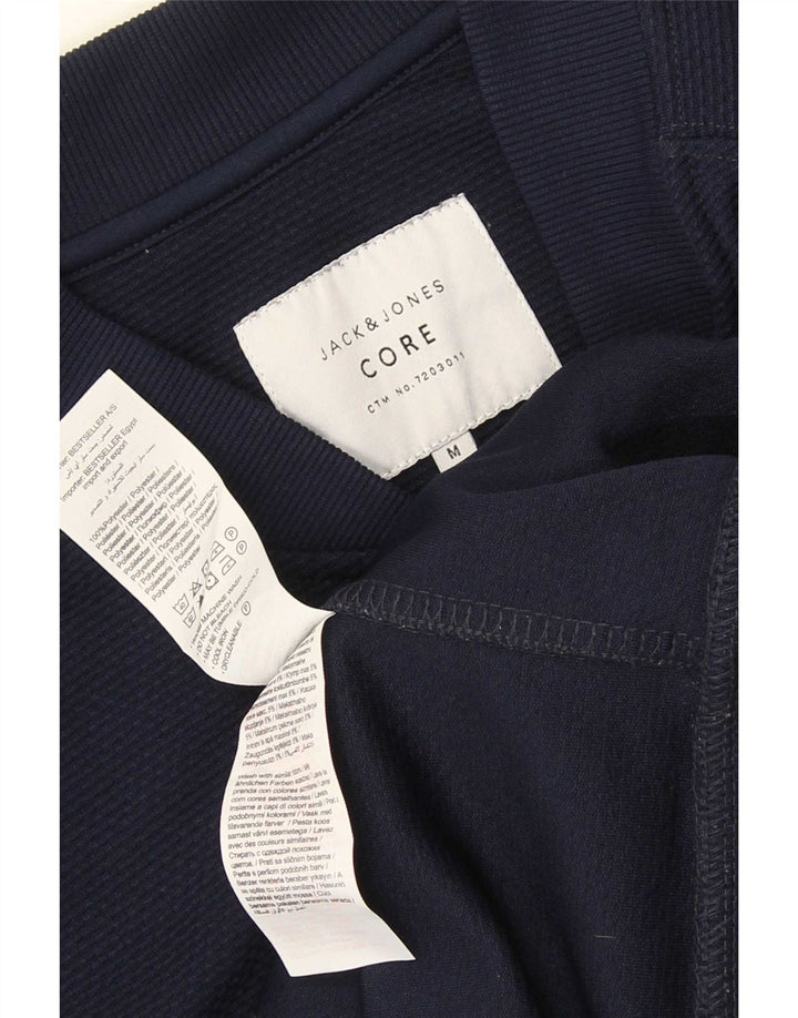 Мужской спортивный костюм Jack & Jones Core, верхняя куртка, средний темно-синий полиэстер