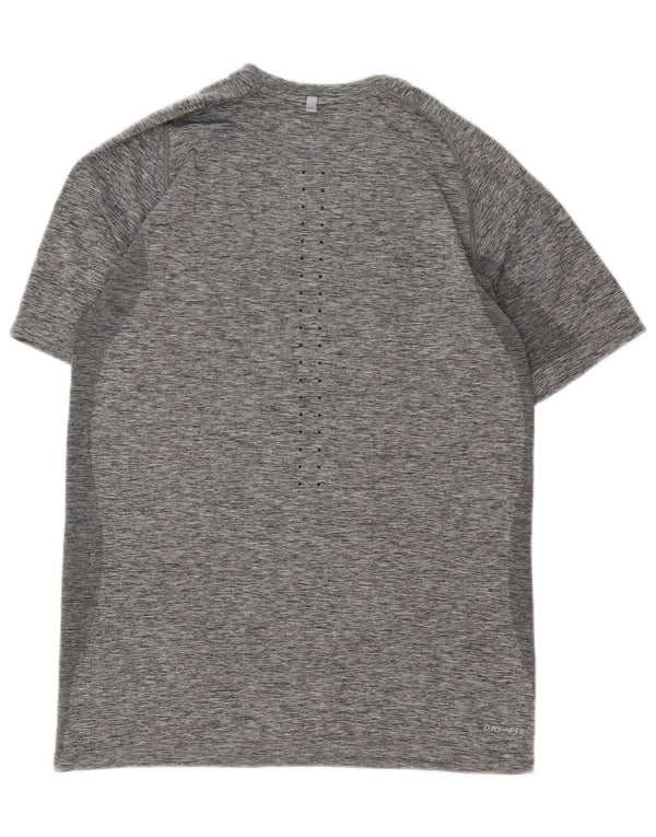 Женская футболка Nike Dri Fit Top UK 14, средний серый в крапинку