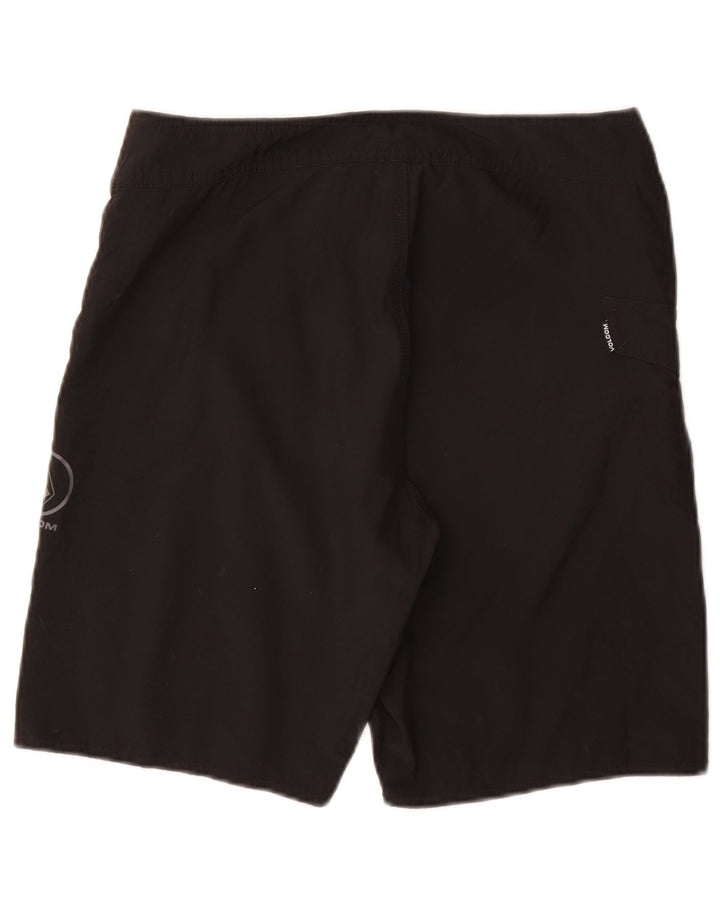Мужские шорты для плавания Volcom, средние черные