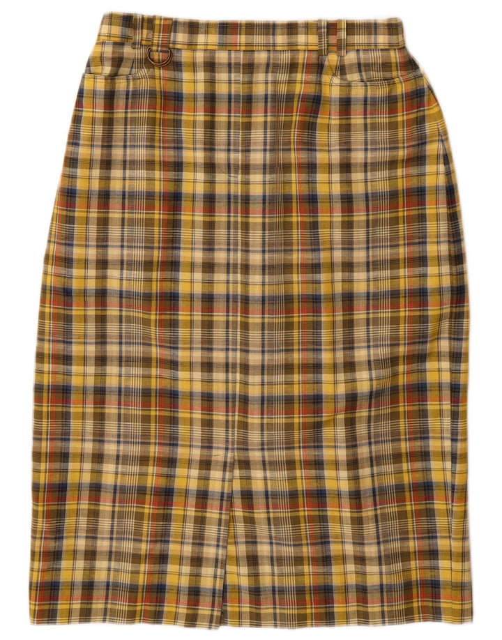 HAMMERSCHMIDT Womens Pencil Skirt EU 40 Medium W28  Multicoloured Check
