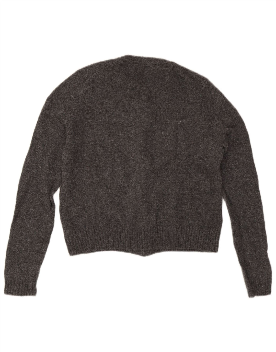 Женский кардиган Zara UK 10, маленький серый шерстяной свитер