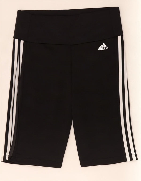 Женские спортивные шорты Adidas Aeroready UK 12/14, средний черный, полиэстер