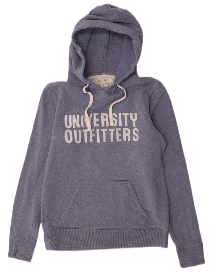 Женский джемпер с капюшоном JACK WILLS UK 12, средний, темно-синий