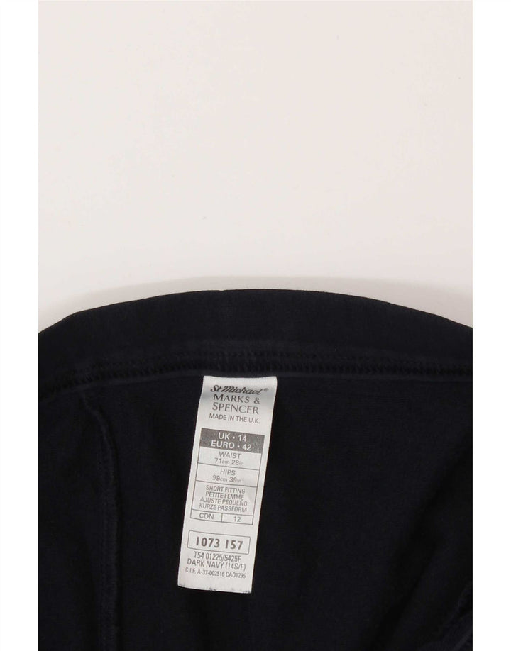 Женские спортивные брюки Marks & Spencer UK 14, средние, темно-синие
