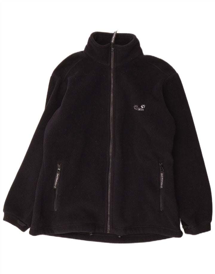 Женская флисовая куртка Jack Wolfskin UK 18/20 XL, черный полиэстер