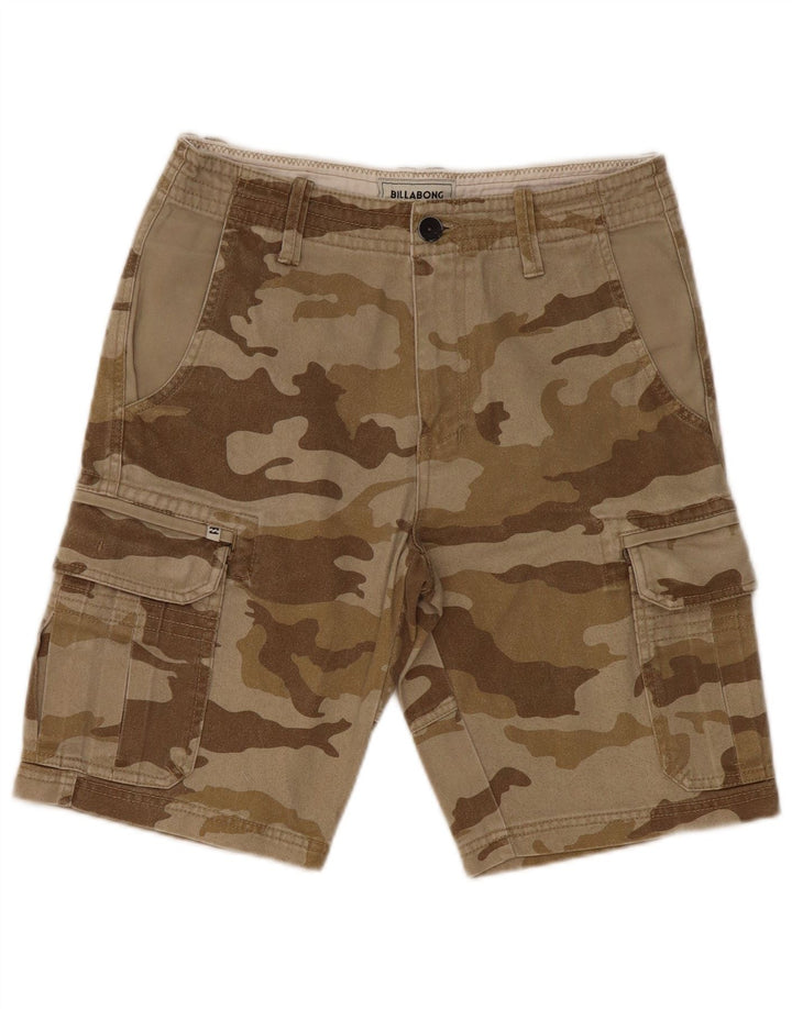 Billabong Мужские шорты-карго W28, средний хаки, камуфляжный хлопок, хлопок