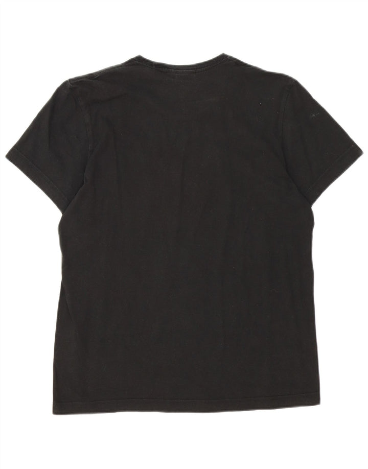 Мужская футболка с рисунком Adidas Top Medium Black Cotton