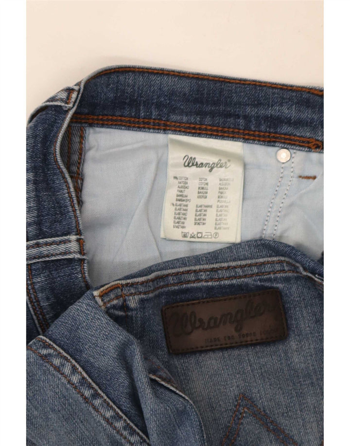 Мужские прямые джинсы Wrangler Texas Stretch W34 L32, синий хлопок